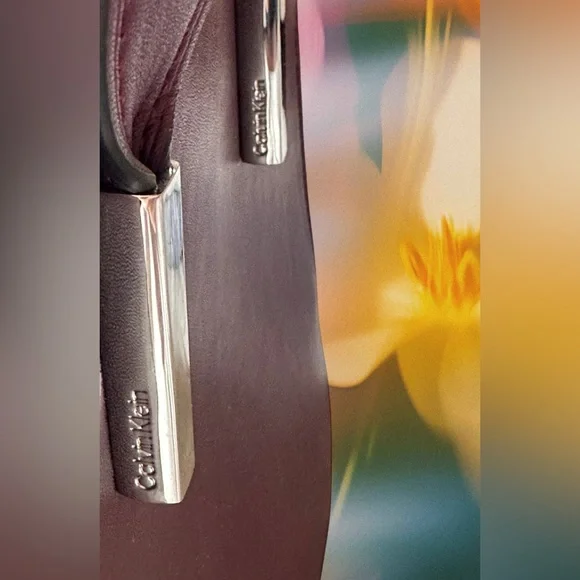 Calvin Klein Audrey Mini Bag Crossbody in Eggplant (Missing Strap) NWOT - Picture 4 of 12